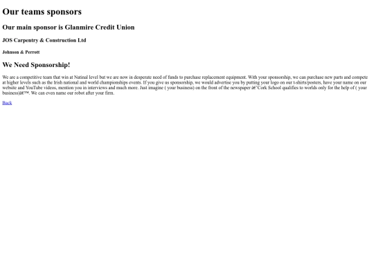 sponsors screenshot