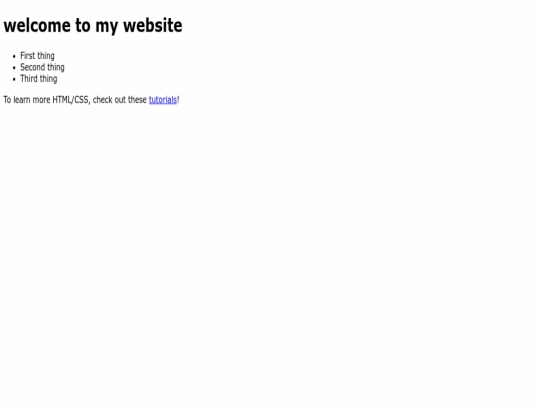 index screenshot