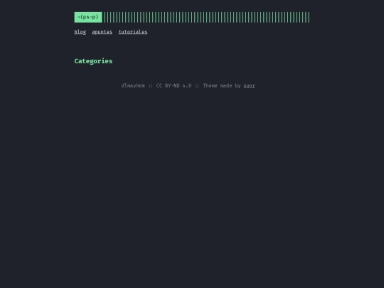 categories screenshot