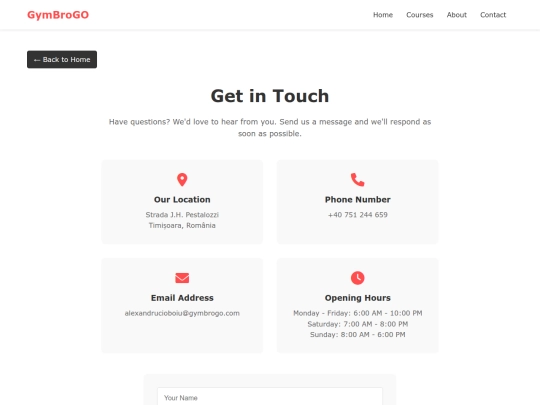 contact screenshot