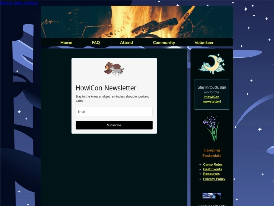 Newsletter screenshot