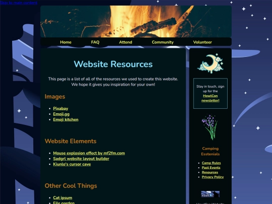 Resources screenshot