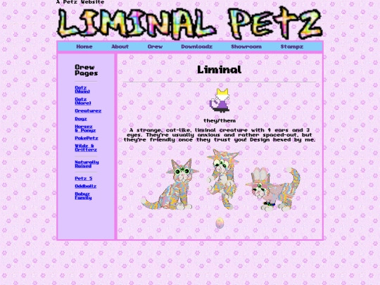 petpages/liminal screenshot