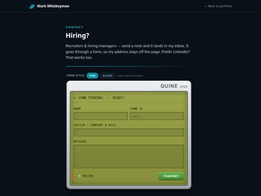 contact screenshot
