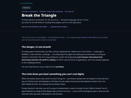 widgets/break-the-triangle screenshot