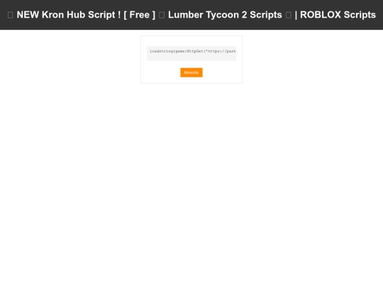 LumberTycoon2OPscript screenshot