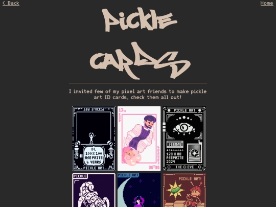 PickleCards screenshot