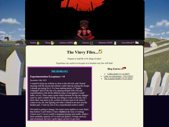 blog screenshot