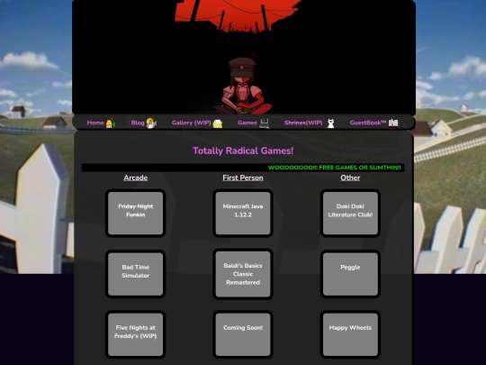 games screenshot