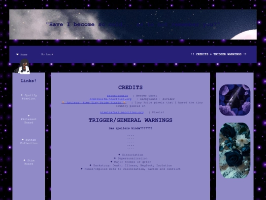 OCs/warda/credits screenshot