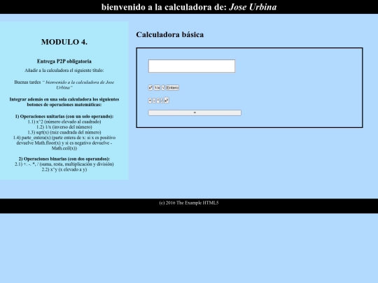 calculadora screenshot