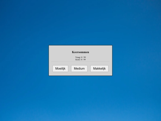 Rekensommen screenshot