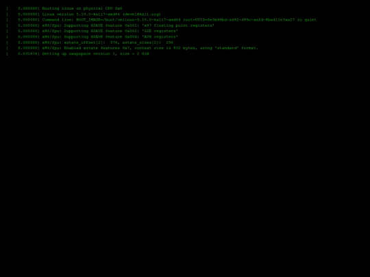 LinuxPortfolio/boot screenshot
