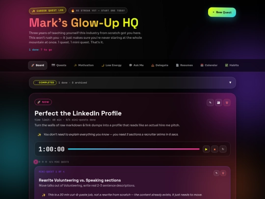 Xsglowup screenshot