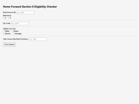 housingcalculationtool screenshot