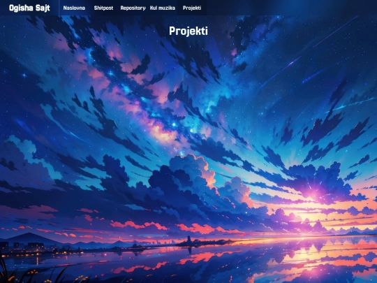 html/projekti screenshot
