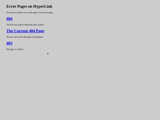 hyperlink/error screenshot