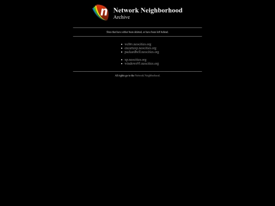 junk/networkneighborhoodarchive/lost-sites screenshot