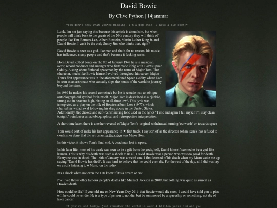 library/bowie screenshot