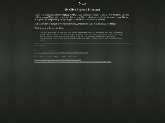 library/nuts screenshot