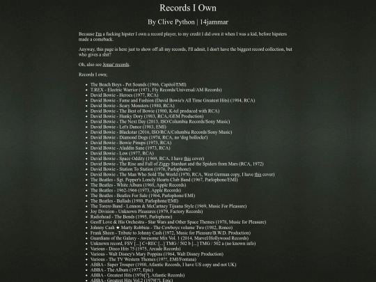 library/records screenshot