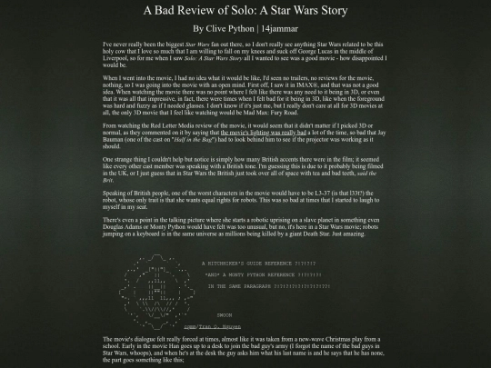 library/solo screenshot