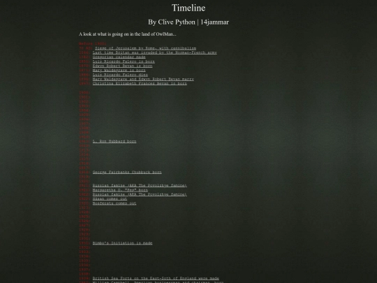 library/timeline screenshot