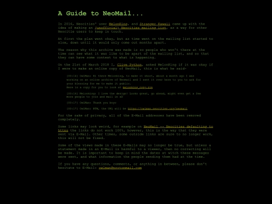 neomail/help screenshot