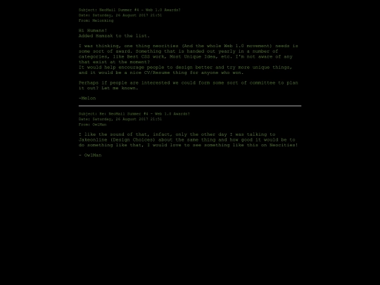neomail/neomail_summer_4_web_1_0_awards screenshot