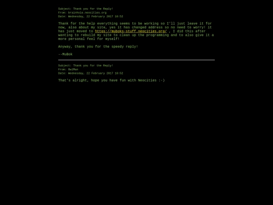 neomail/thank_you_for_the_reply screenshot