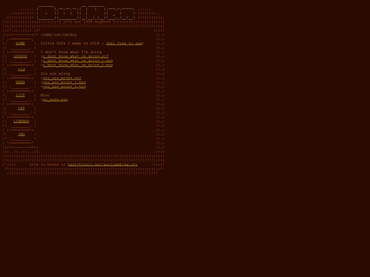 odds/cat/catkey screenshot