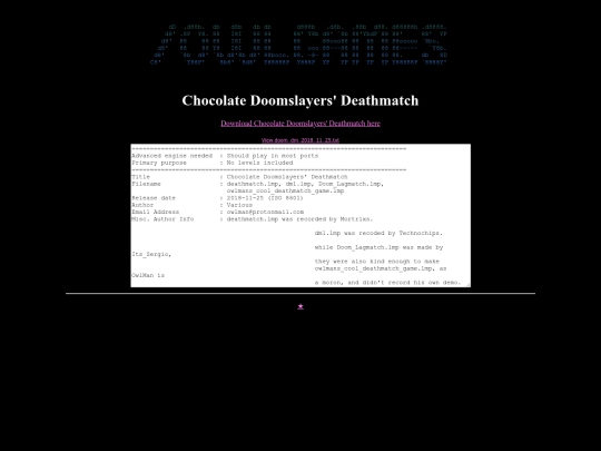 owlgames/demos/doom_dm_2018_11_25 screenshot
