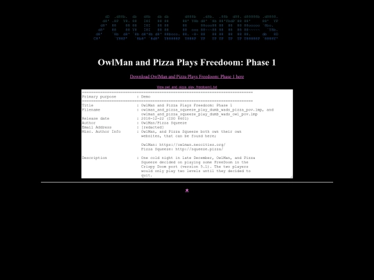 owlgames/demos/owl_and_pizza_play_freedoom1 screenshot