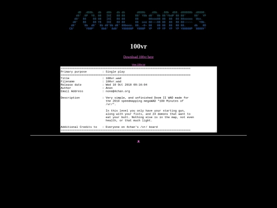 owlgames/levels/100minvr/100vr screenshot