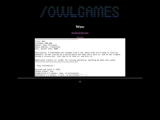 owlgames/levels/doom/wow screenshot