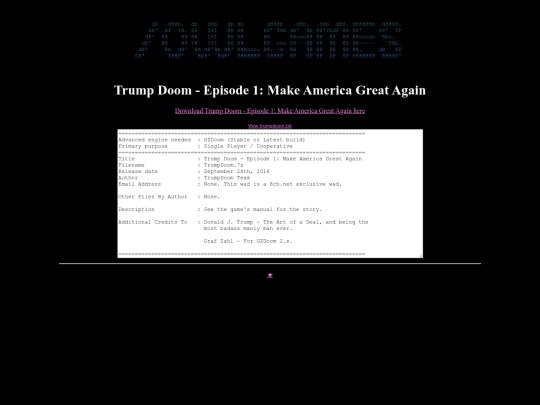 owlgames/levels/doom2/trumpdoom screenshot