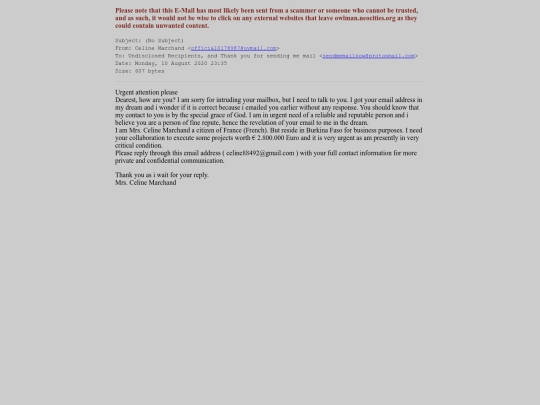 spam/(No_Subject) screenshot