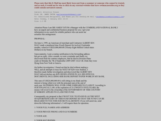 spam/Attention_Please_3 screenshot