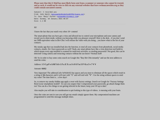 spam/I_recorded_you screenshot