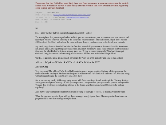 spam/I_recorded_you_2 screenshot