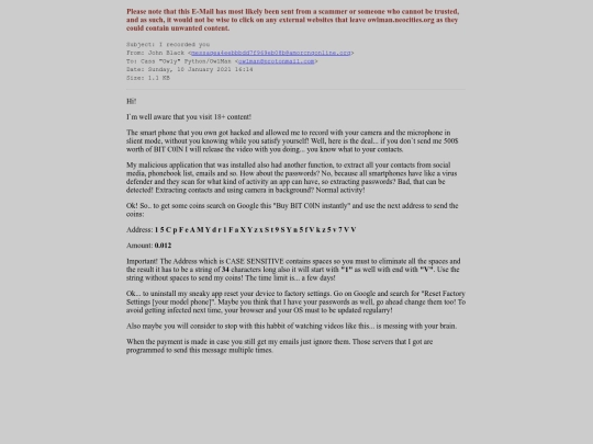 spam/I_recorded_you_3 screenshot