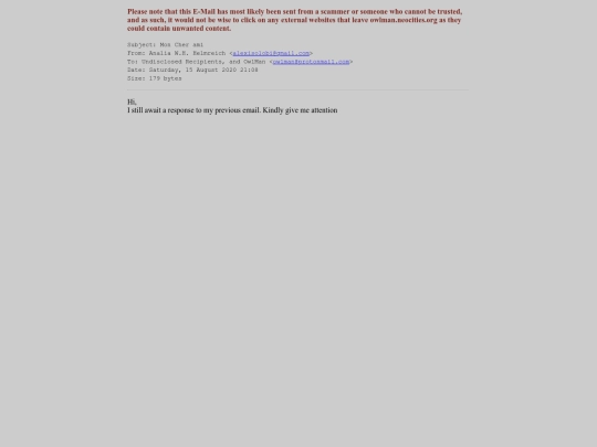 spam/Mon_Cher_ami screenshot