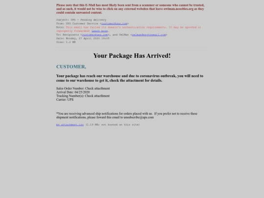 spam/UPS_-_Pending_delivery screenshot