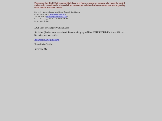 spam/ausstehende_wichtige_benachrichtigung screenshot