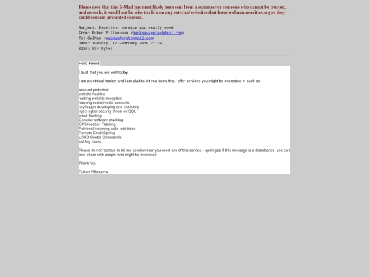 spam/excellent_service_you_really_need screenshot