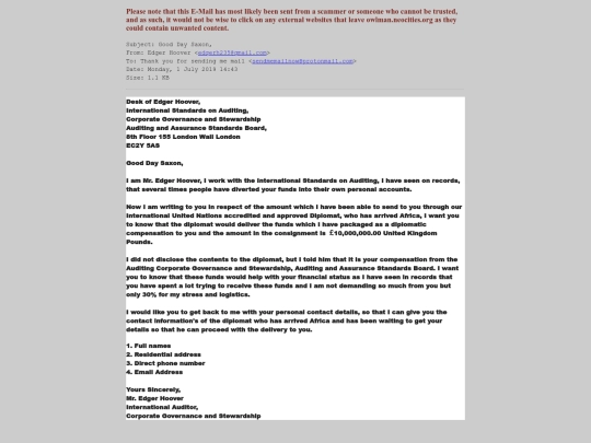 spam/good_day_saxon screenshot