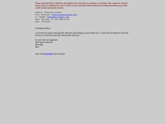 spam/greetings_brother screenshot