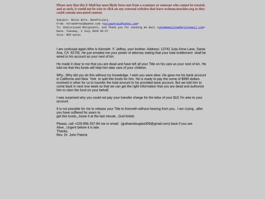 spam/hello_attn_beneficiary screenshot