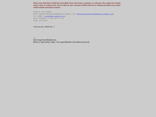 spam/hey_owlman screenshot