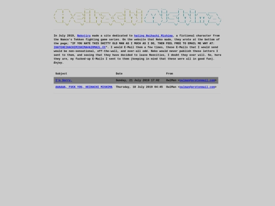 spam/ihateheihachimishima screenshot
